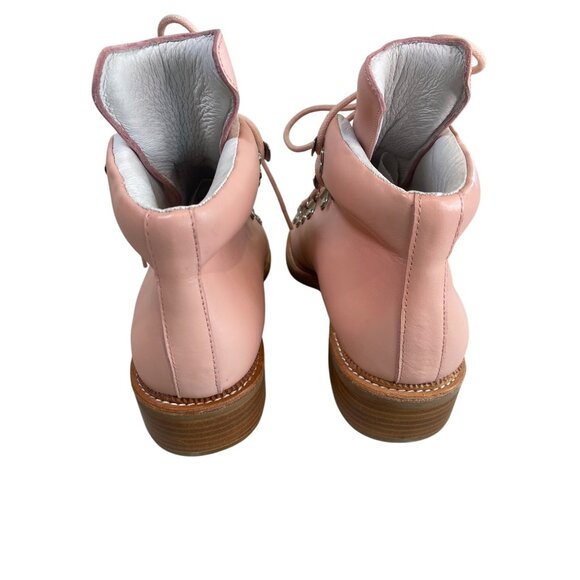 Jeffrey Campbell + Free People Cascade Canyon Leather Lace Up Hiker Boots W's 10 - Picture 6 of 17